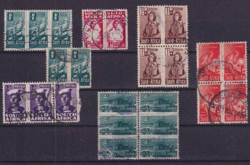 UNION OF SOUTH AFRICA 1942-1944 WAR EFFORT REDUCED SIZE - SELECTION