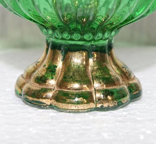 *REDUCED* Green Venetian Glass Pedestalled Dish