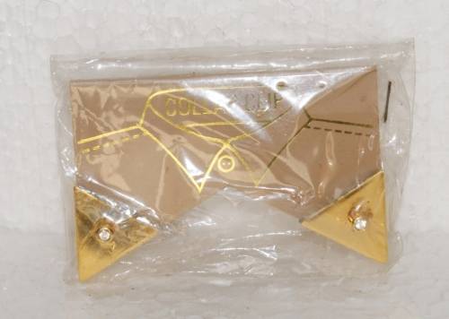 Gold Plated Collar Clips in Original Packaging @@@ CCCRRRAAAZZZYYY R1 START!