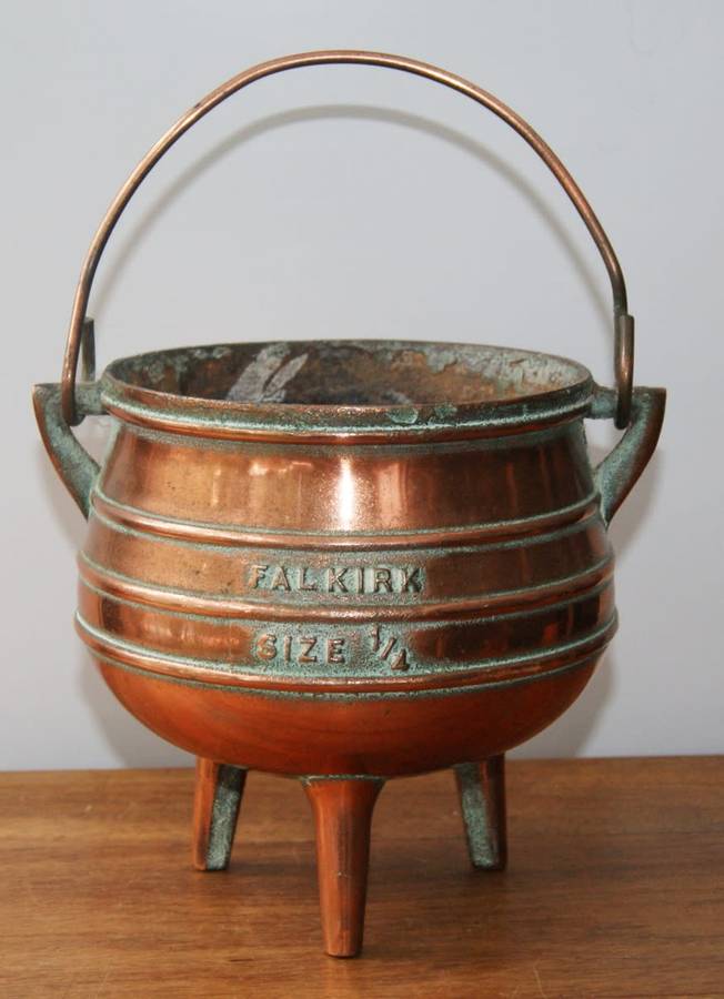 Copper Plated Size 1/4 Falkirk Potjie Pot (No Lid)