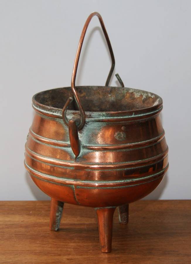 Copper Plated Size 1/4 Falkirk Potjie Pot (No Lid)