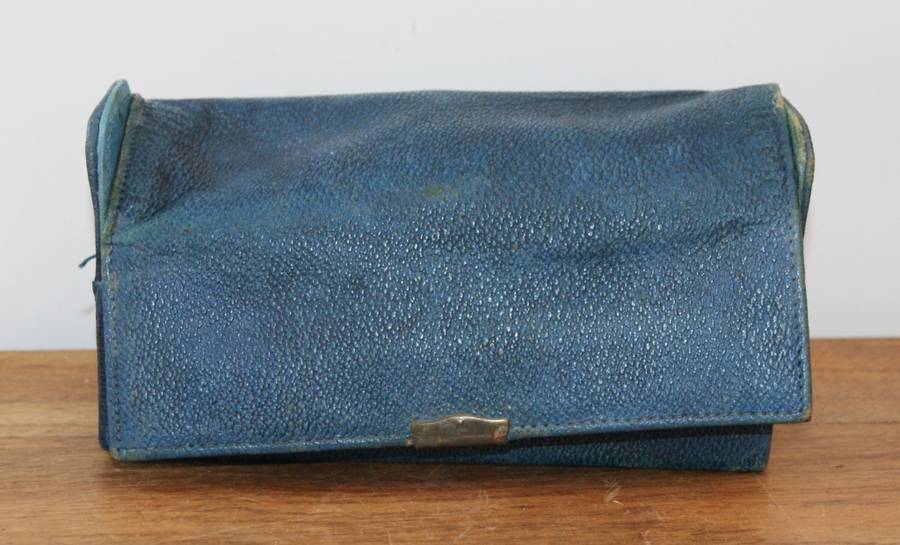 Traveling Vanity Kit in Leather Case