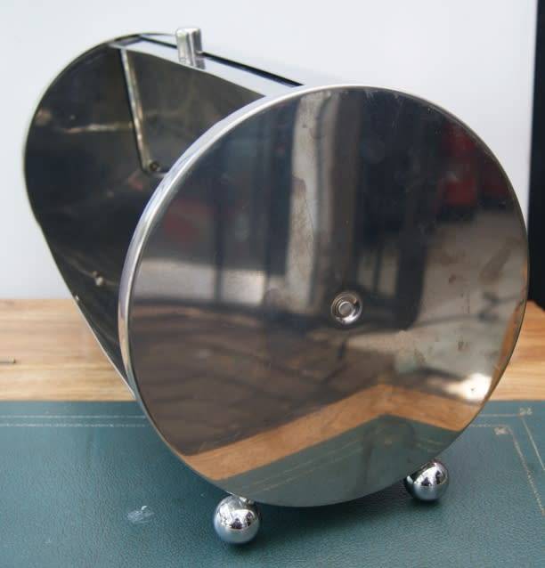 Vintage Styled Stainless Steel Bread Bin