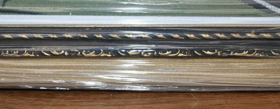 A. Lubyart `Tribal Figures` 1997 with Stunning NEW Frame