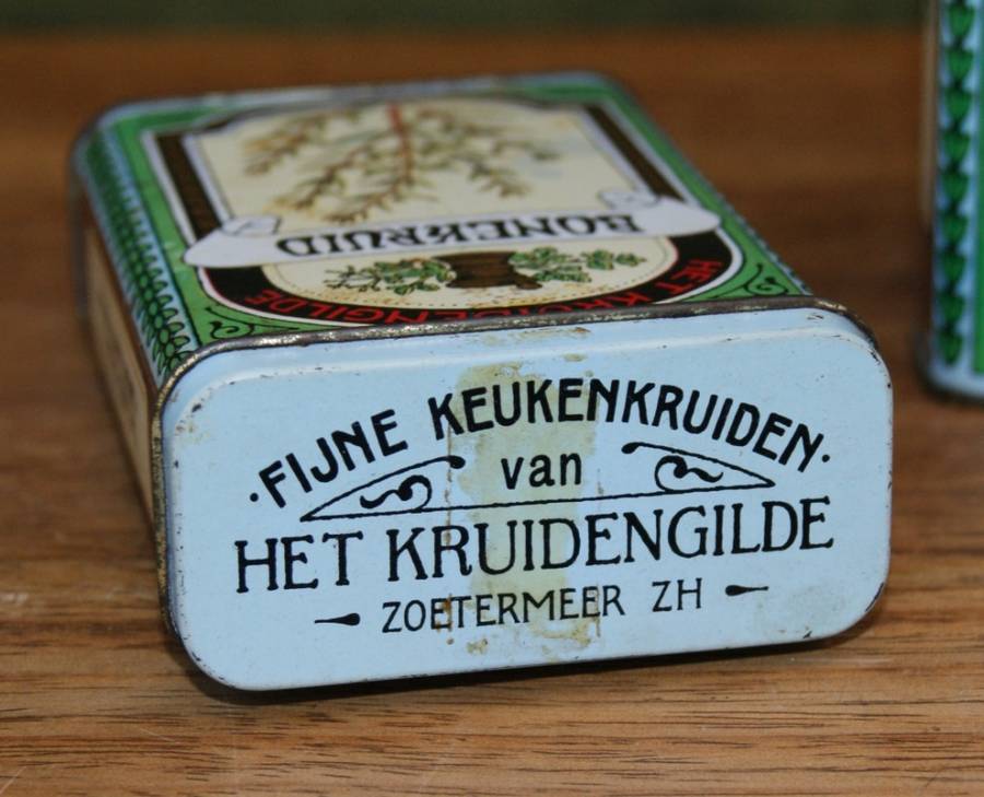 2x Dill Herb Tins from Holland