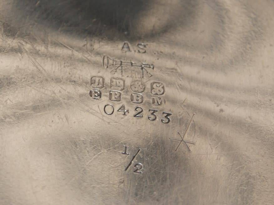 Antique Hand Etched EPBM Milk Jug