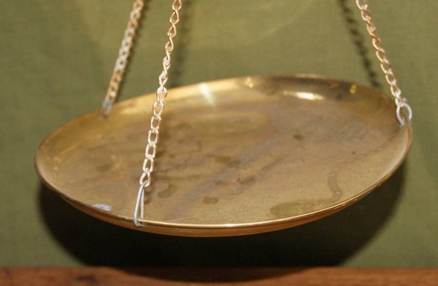 Brass Balance with Eagle Motif