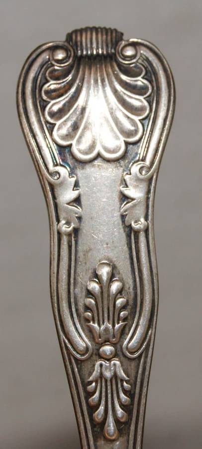 Hallmarked Silver Kings Pattern Spoon Exeter 1866 (24.3g)@@@ CCCRRRAAAZZZYYY R1 START