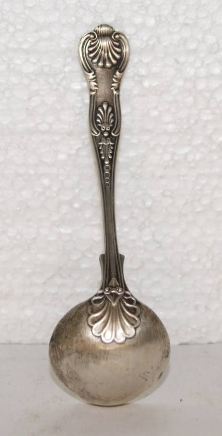 Hallmarked Silver Kings Pattern Sauce Spoon London 1975  (38.1g)@@@ CCCRRRAAAZZZYYY R1 START