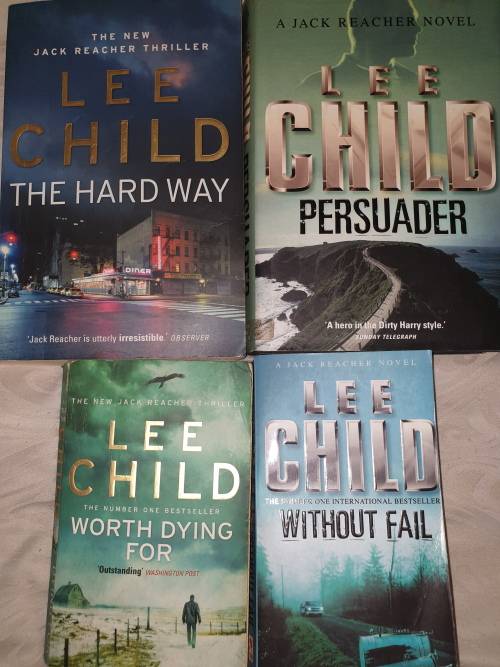 Lee Child book lot.