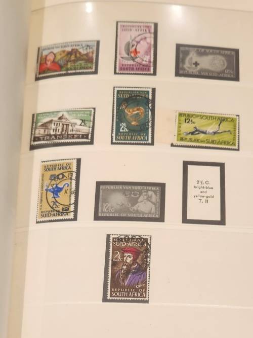 South African stamp album 1961-1985 almost complete