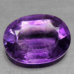 2.99ct OVAL PURPLE NATURAL AMETHYST