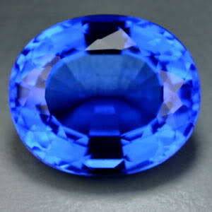 19.90ct OVAL TANZANITE BLUE QUARTZ