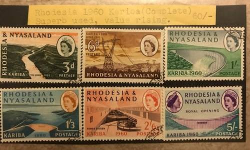 Rodesia - 1960 Kariba (Complete) Superb used