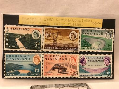 Rodesia - 1960 Kariba (Complete) Superb used