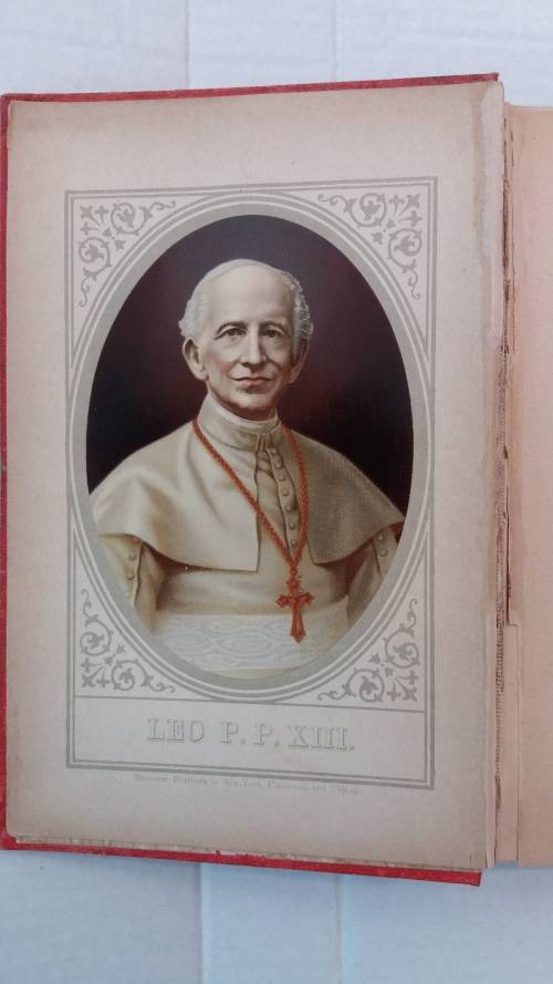 The Life and Acts of Pope Leo XIII  Published by Benziger Brothers in 1888 * 135 Old Book*