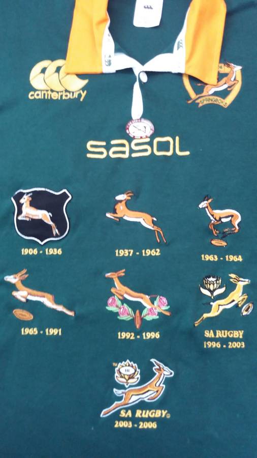 Limited Edition Springbok Centenary Rugby Jersey:1906 - 2006 *CERTIFIED LIMITED EDITION (1689/3000)*