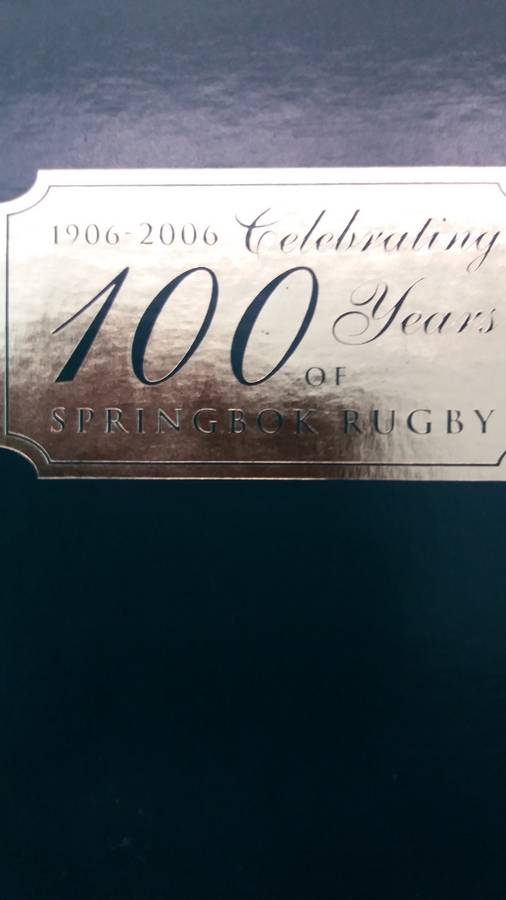 Limited Edition Springbok Centenary Rugby Jersey:1906 - 2006 *CERTIFIED LIMITED EDITION (1689/3000)*