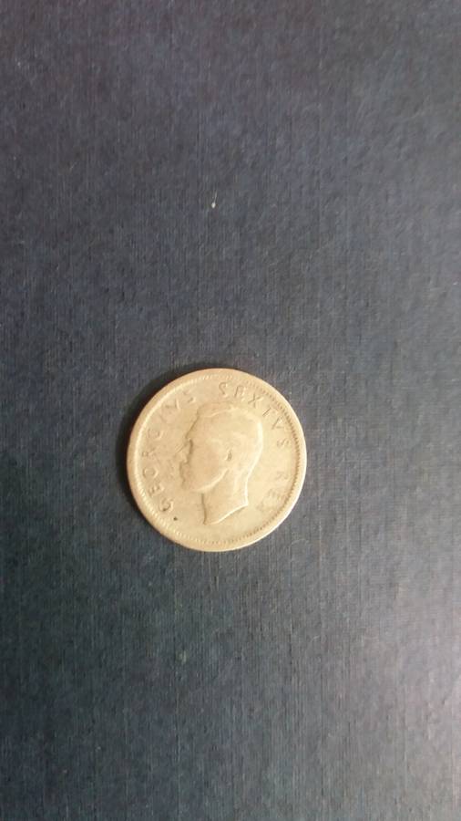 South Africa 1952 6 Pence * 50% Silver*