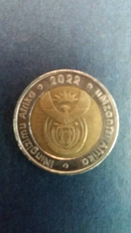 South Africa 2022 R5  * AU/UNC condition*