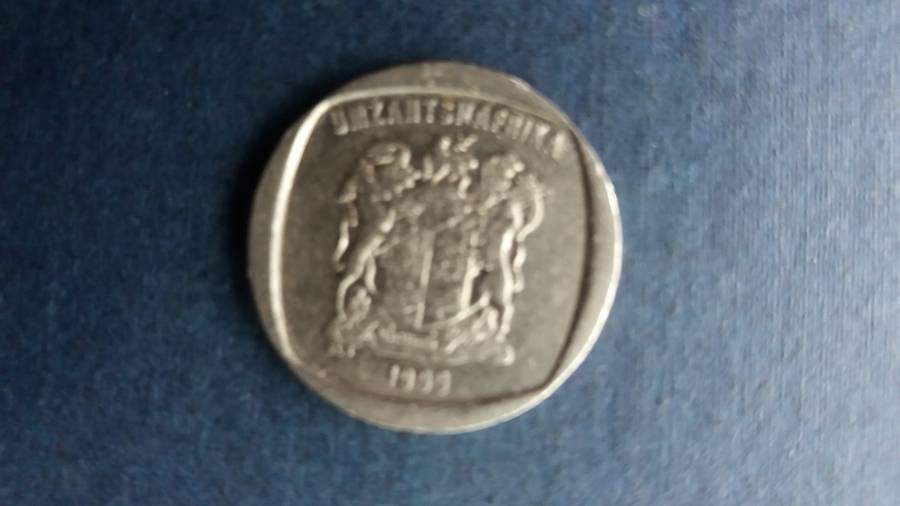 South Africa 1999 R2 * Mintage 4.8 Million Scarce to find*