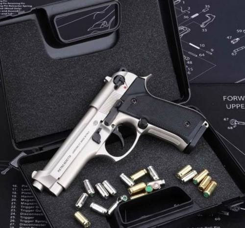 RETAY MOD 92 BLANK GUN - SILVER