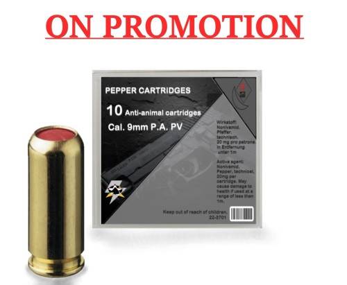 9MM Pepper Cartridges