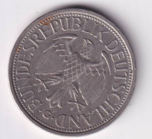 GERMANY 1 DEUTSCHE MARK 1977 - SEE SCANS