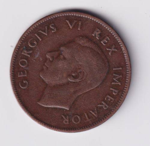 UNION OF SOUTH AFRICA 1d ONE PENNY 1940