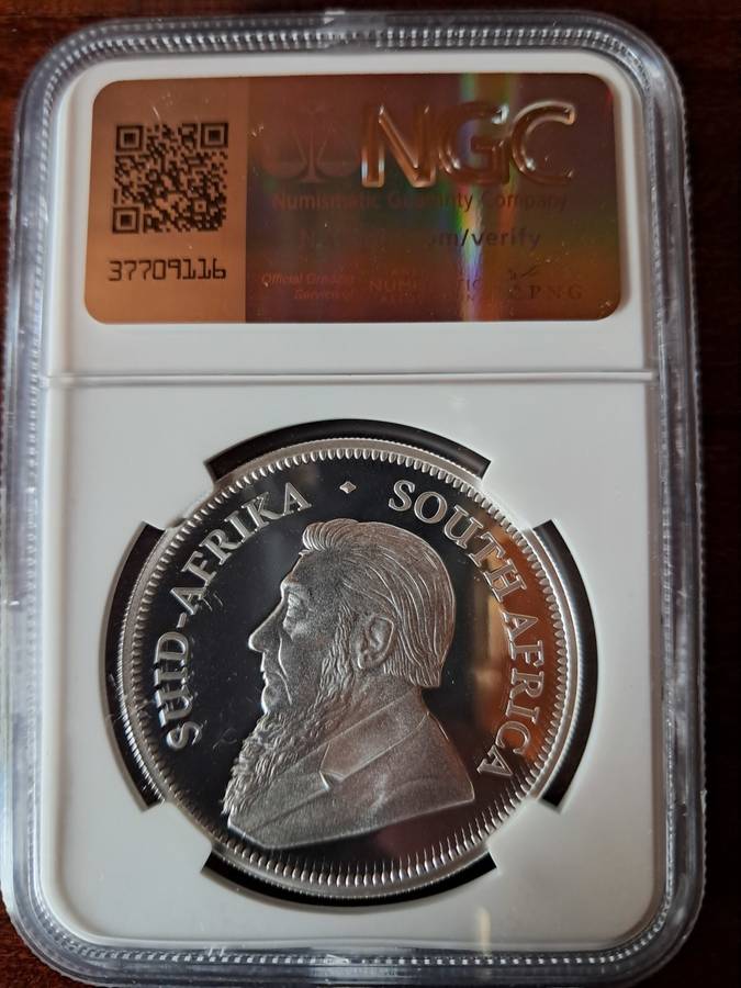 2024 SILVER 1 OZ KRUGER RAND NGC SLABBED PF69 ULTRA CAMEO