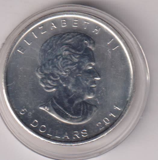 1 oz Canadian Silver Maple 2011 (CAPSULED)