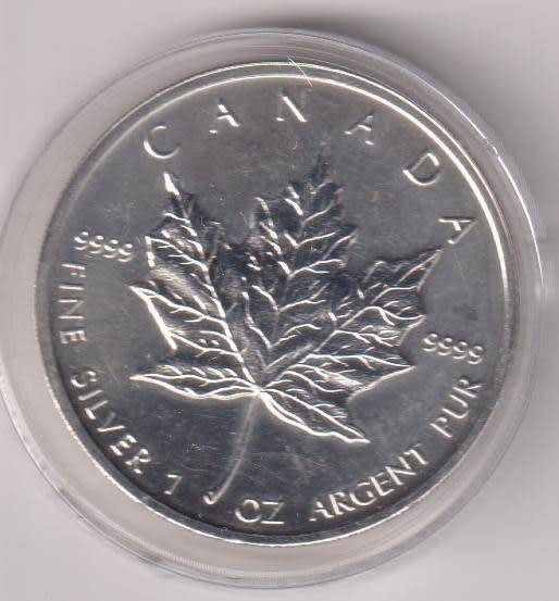 1 oz Canadian Silver Maple 2011 (CAPSULED)