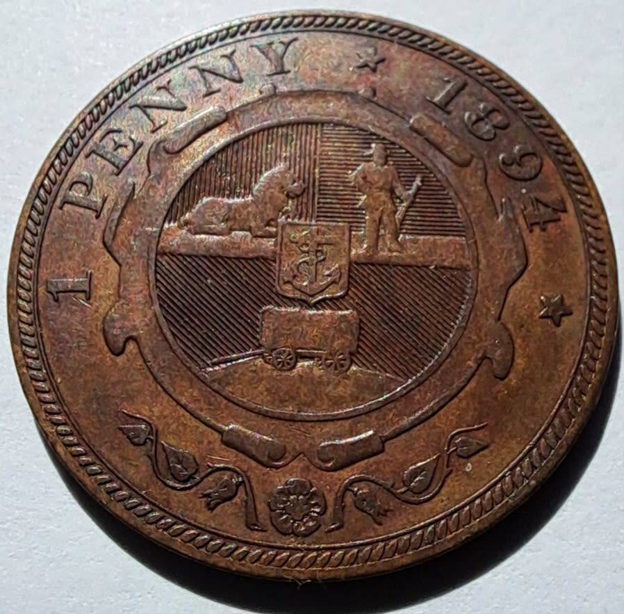 1 Penny 1894 BRONZE ZAR PAUL KRUGER