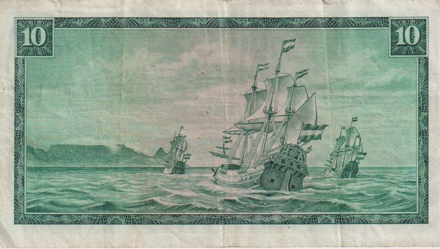 REPUBLIC OF SOUTH AFRICA - 10 RAND T.W.de Jongh W/17  1976  A/E 522 REPLACEMENT NOTE VF