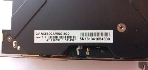 Gigabyte RX580Gaming-8GD Graphics Card