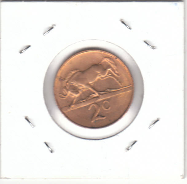 1990 UNCIRCULATED 2c OLD DECIMAL