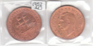 1952 1D COIN SEALED