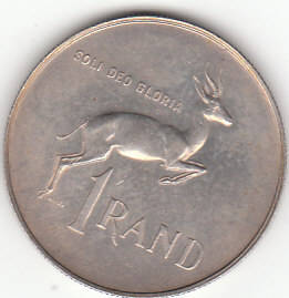 THE PREGNANT SPRINGBUCK SILVER R1 COIN