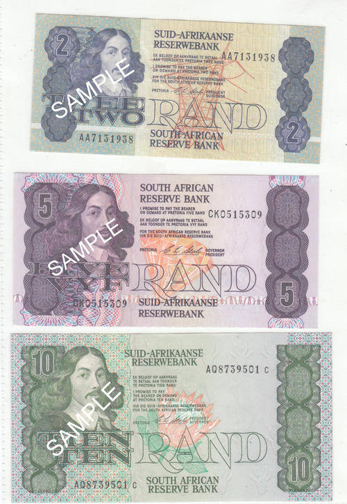 UNC CL STALS NOTE SET R2 TO R50