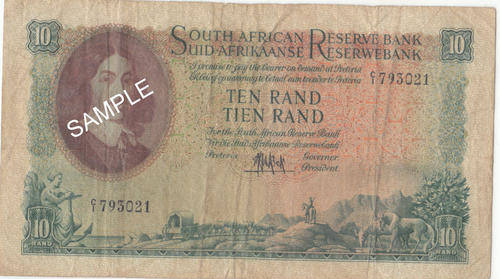 1961 MH DE KOCK R10 NOTE
