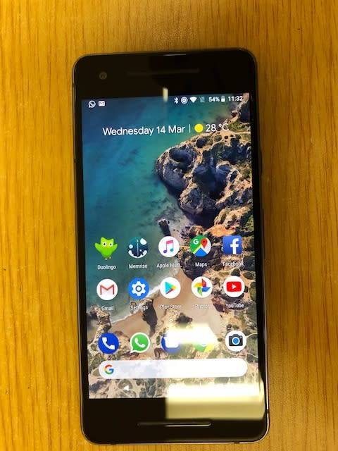 Google Pixel 2 Just Black 128GB Mint Condition with 2 cases - BARGAIN!!!