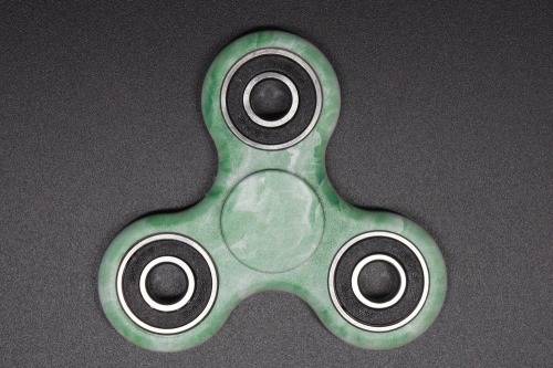 Blue Camouflage Fidget Spinner