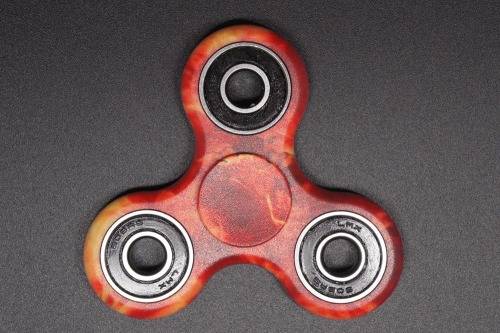 Blue Camouflage Fidget Spinner