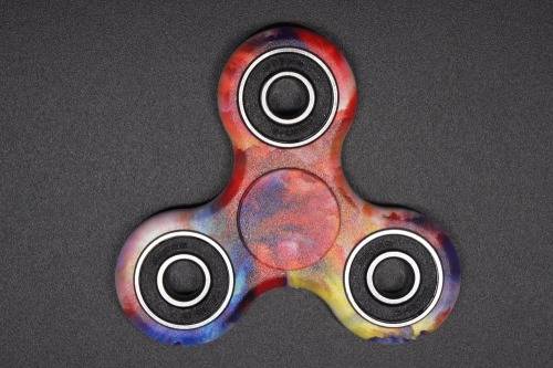Blue Camouflage Fidget Spinner