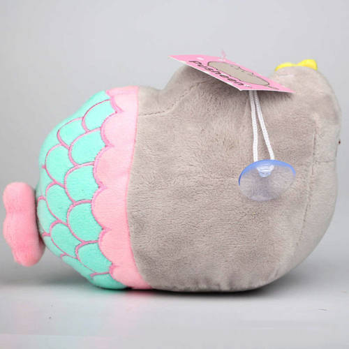 Pusheen Blue/Pink Mermaid Plush (approximately 20cm)