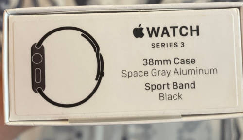 Apple Watch Series 3 38mm Space Grey
