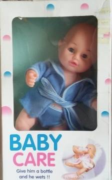 Baby Care - Give Him A Bottle And He Wets - Boy (+-40cm High)