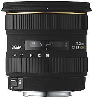 Sigma 10-20mm F4-5.6 EX DC HSM for Canon Mount Lens