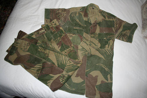 Rhodesian Army Camo Shirt and Pants