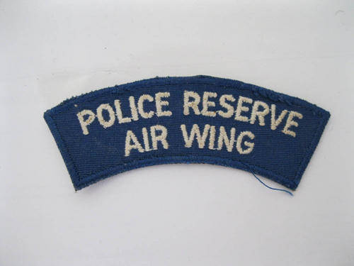 British South Africa Police Reserve Air Wing (PRAW) Cloth Shoulder Title